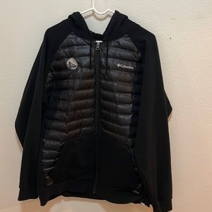 Columbia golden state warriors jacket xl
